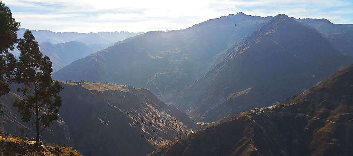 Colca Canyon in the Andes