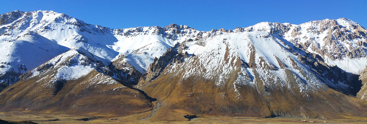 Snow-capped Mountains in Qinghai